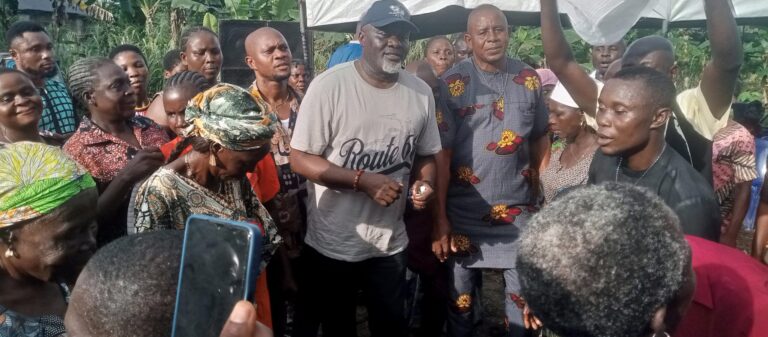 DFA Chairman, Hon. Adode accorded a rousing reception by his kinsmen