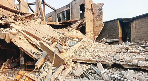 Oyo CP Ayodele confirmed 10 killed, 8 Injured In Ibadan Building Collapses