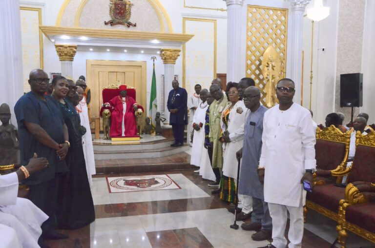 Oba Of Benin Commends Igali Led PANDEF Exco, Promised To Work, Help PANDEF