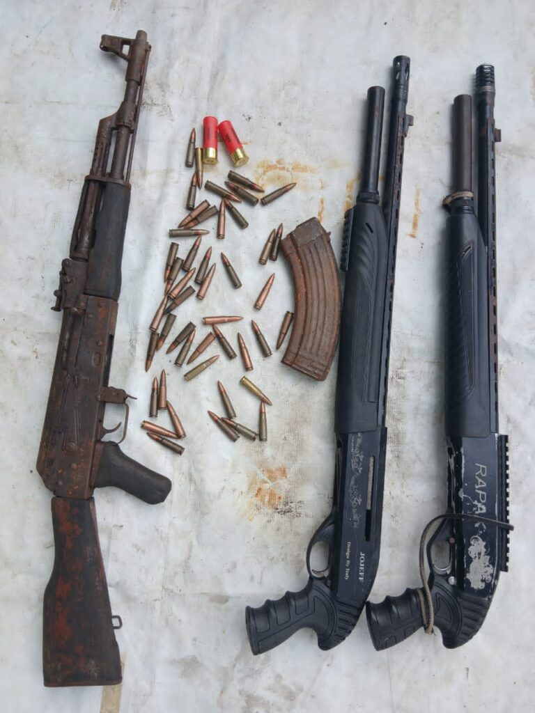 CP-SAT Arrests Suspected Kidnappers, Recovered AK-47 Rifle, Two Pump Action Guns, Ammunition