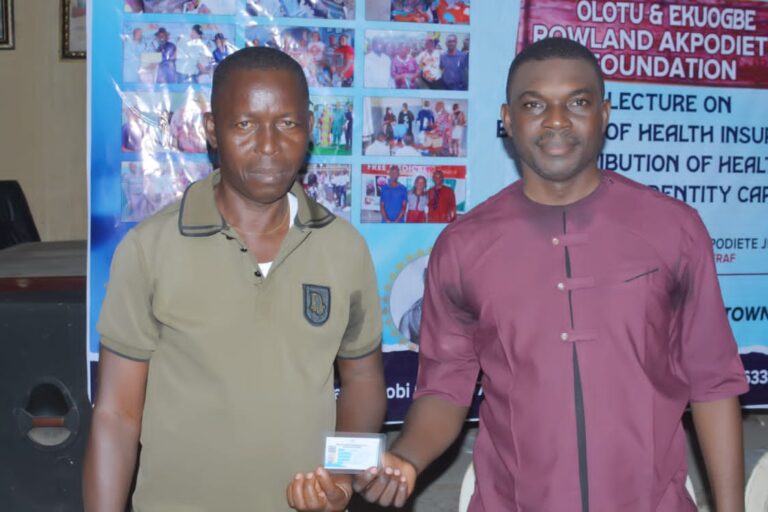 7th Anniversary: ‘OERA Foundation’ Distributes Health Insurance Cards to Udu LGA Beneficiaries